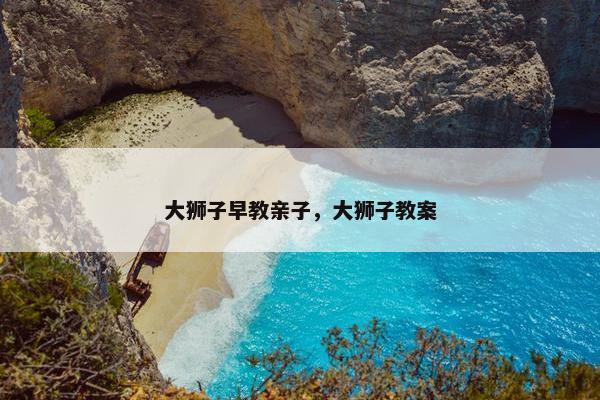 大狮子早教亲子，大狮子教案