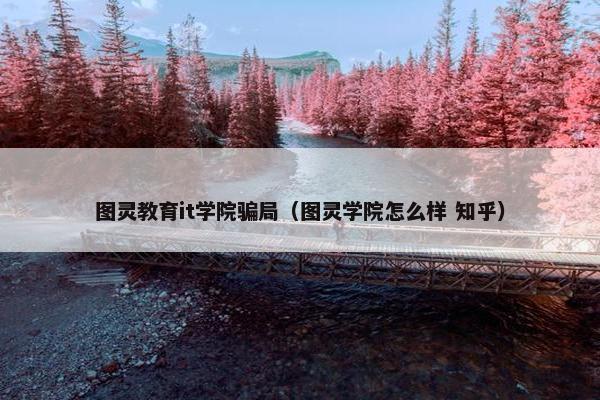 图灵教育it学院骗局（图灵学院怎么样 知乎）