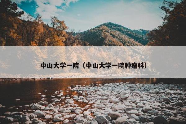 中山大学一院（中山大学一院肿瘤科）