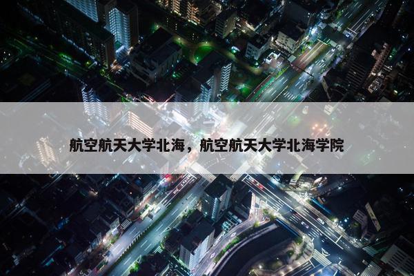 航空航天大学北海，航空航天大学北海学院