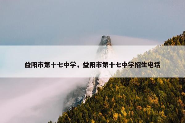 益阳市第十七中学，益阳市第十七中学招生电话