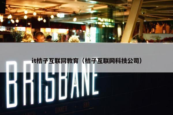 it桔子互联网教育（桔子互联网科技公司）