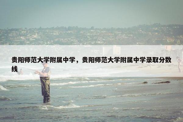 贵阳师范大学附属中学，贵阳师范大学附属中学录取分数线