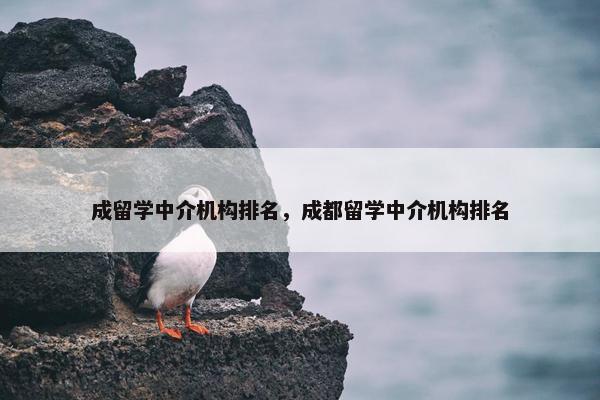 成留学中介机构排名，成都留学中介机构排名