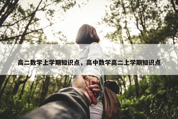 高二数学上学期知识点，高中数学高二上学期知识点