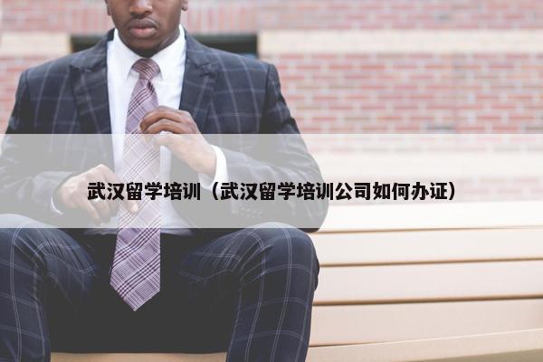 武汉留学培训（武汉留学培训公司如何办证）