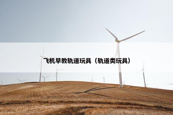 飞机早教轨道玩具（轨道类玩具）