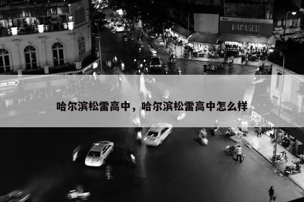 哈尔滨松雷高中，哈尔滨松雷高中怎么样