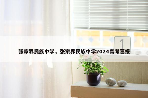 张家界民族中学，张家界民族中学2024高考喜报
