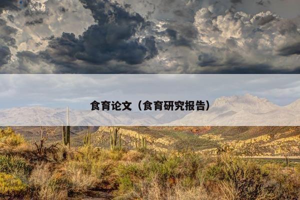 食育论文（食育研究报告）