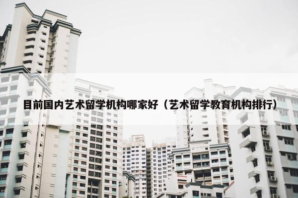 目前国内艺术留学机构哪家好（艺术留学教育机构排行）