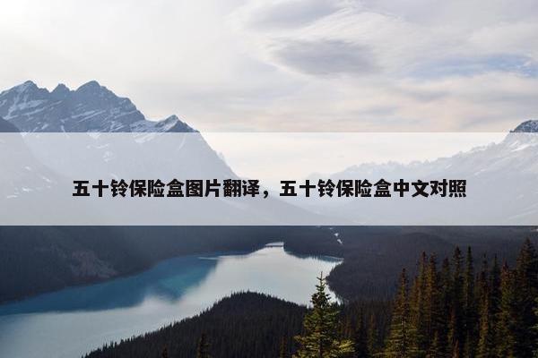 五十铃保险盒图片翻译，五十铃保险盒中文对照