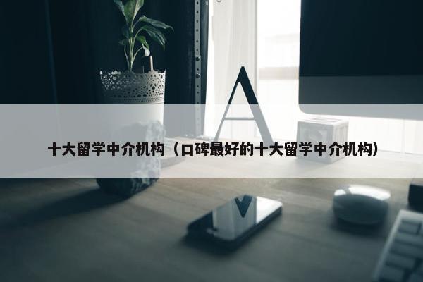 十大留学中介机构（口碑最好的十大留学中介机构）