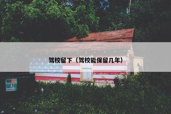 驾校留下（驾校能保留几年）