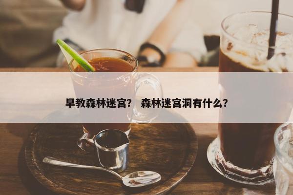 早教森林迷宫？ 森林迷宫洞有什么？