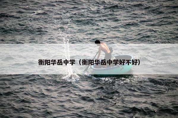 衡阳华岳中学（衡阳华岳中学好不好）