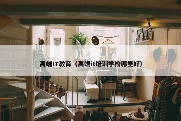 高端IT教育（高端it培训学校哪里好）