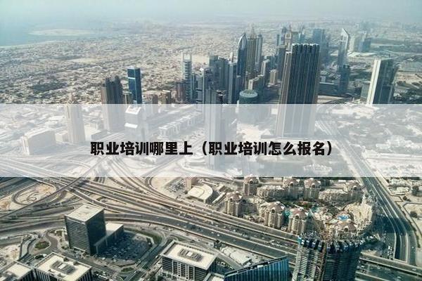 职业培训哪里上（职业培训怎么报名）