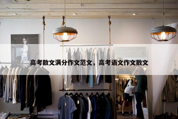 高考散文满分作文范文，高考语文作文散文