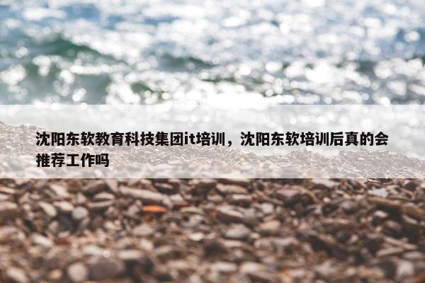 沈阳东软教育科技集团it培训，沈阳东软培训后真的会推荐工作吗