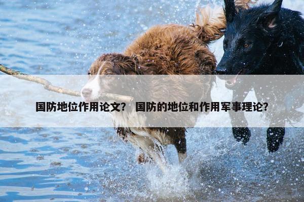 国防地位作用论文？ 国防的地位和作用军事理论？