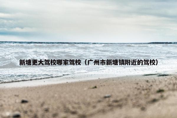 新塘更大驾校哪家驾校（广州市新塘镇附近的驾校）