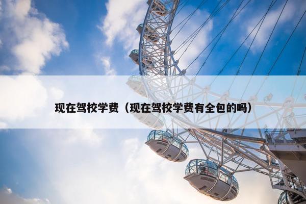 现在驾校学费（现在驾校学费有全包的吗）