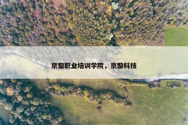 京黎职业培训学院，京黎科技