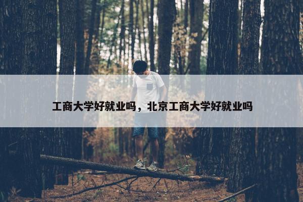 工商大学好就业吗，北京工商大学好就业吗