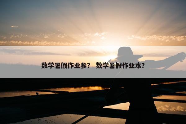 数学暑假作业参？ 数学暑假作业本？