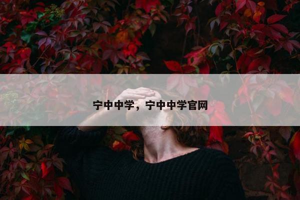 宁中中学，宁中中学官网