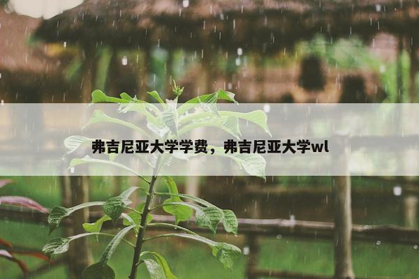 弗吉尼亚大学学费，弗吉尼亚大学wl