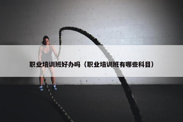 职业培训班好办吗（职业培训班有哪些科目）