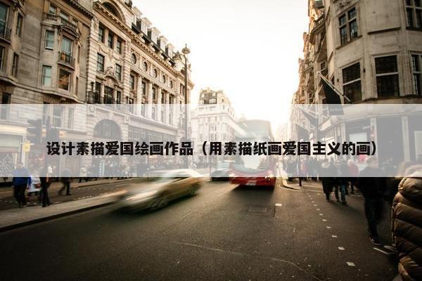 设计素描爱国绘画作品（用素描纸画爱国主义的画）