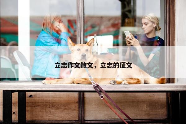 立志作文散文，立志的征文