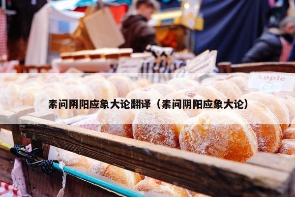 素问阴阳应象大论翻译（素问阴阳应象大论）
