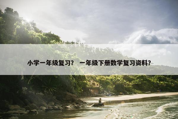 小学一年级复习？ 一年级下册数学复习资料？