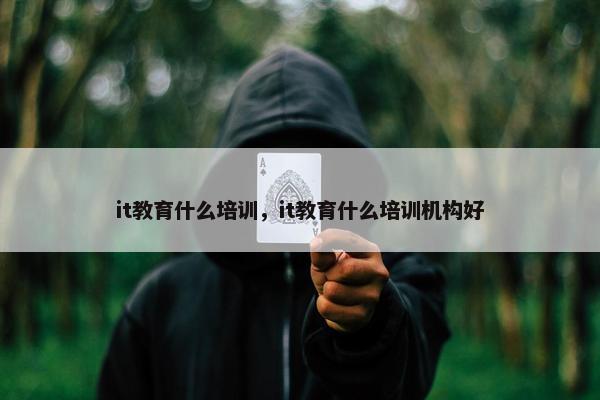 it教育什么培训，it教育什么培训机构好