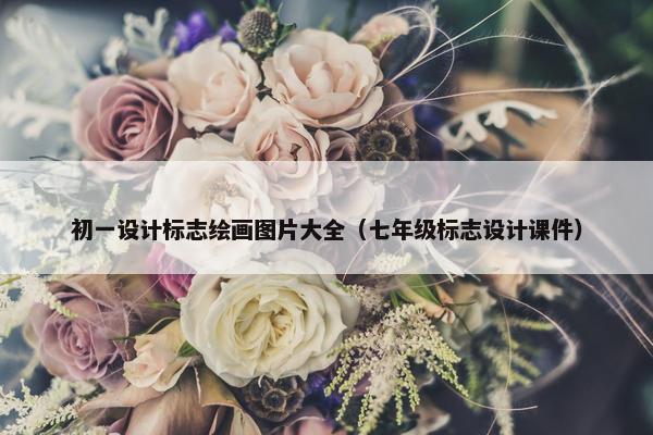 初一设计标志绘画图片大全（七年级标志设计课件）
