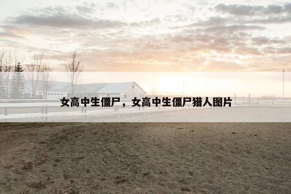 女高中生僵尸，女高中生僵尸猎人图片