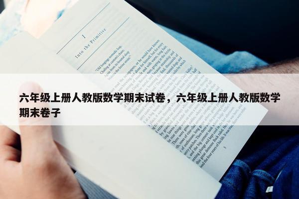 六年级上册人教版数学期末试卷，六年级上册人教版数学期末卷子