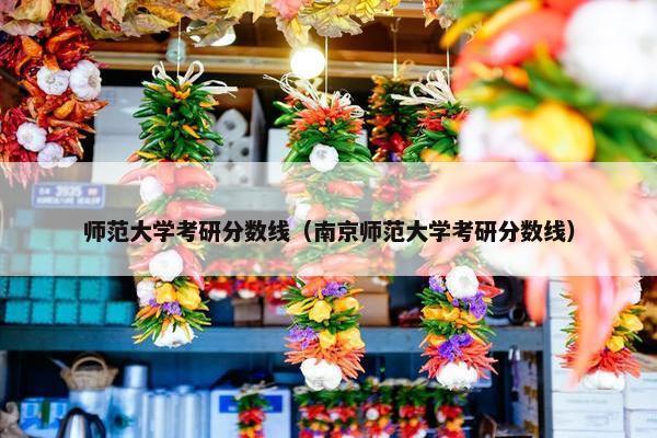 师范大学考研分数线（南京师范大学考研分数线）
