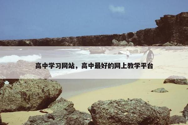 高中学习网站，高中最好的网上教学平台