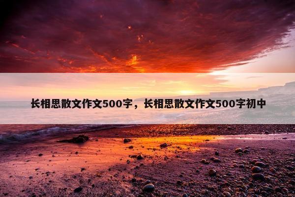 长相思散文作文500字，长相思散文作文500字初中