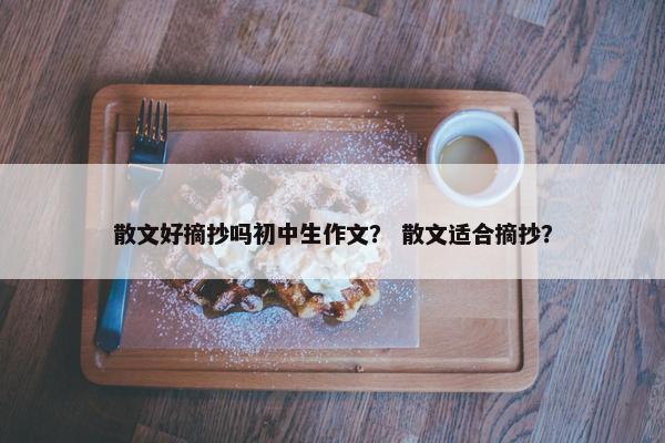 散文好摘抄吗初中生作文？ 散文适合摘抄？