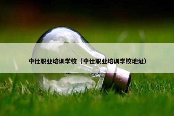 中仕职业培训学校（中仕职业培训学校地址）