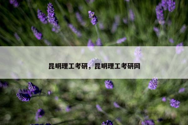 昆明理工考研，昆明理工考研网