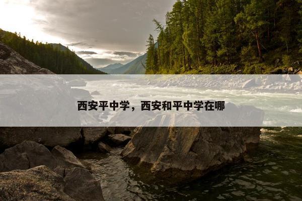 西安平中学，西安和平中学在哪