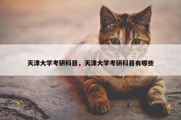 天津大学考研科目，天津大学考研科目有哪些