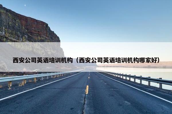西安公司英语培训机构（西安公司英语培训机构哪家好）